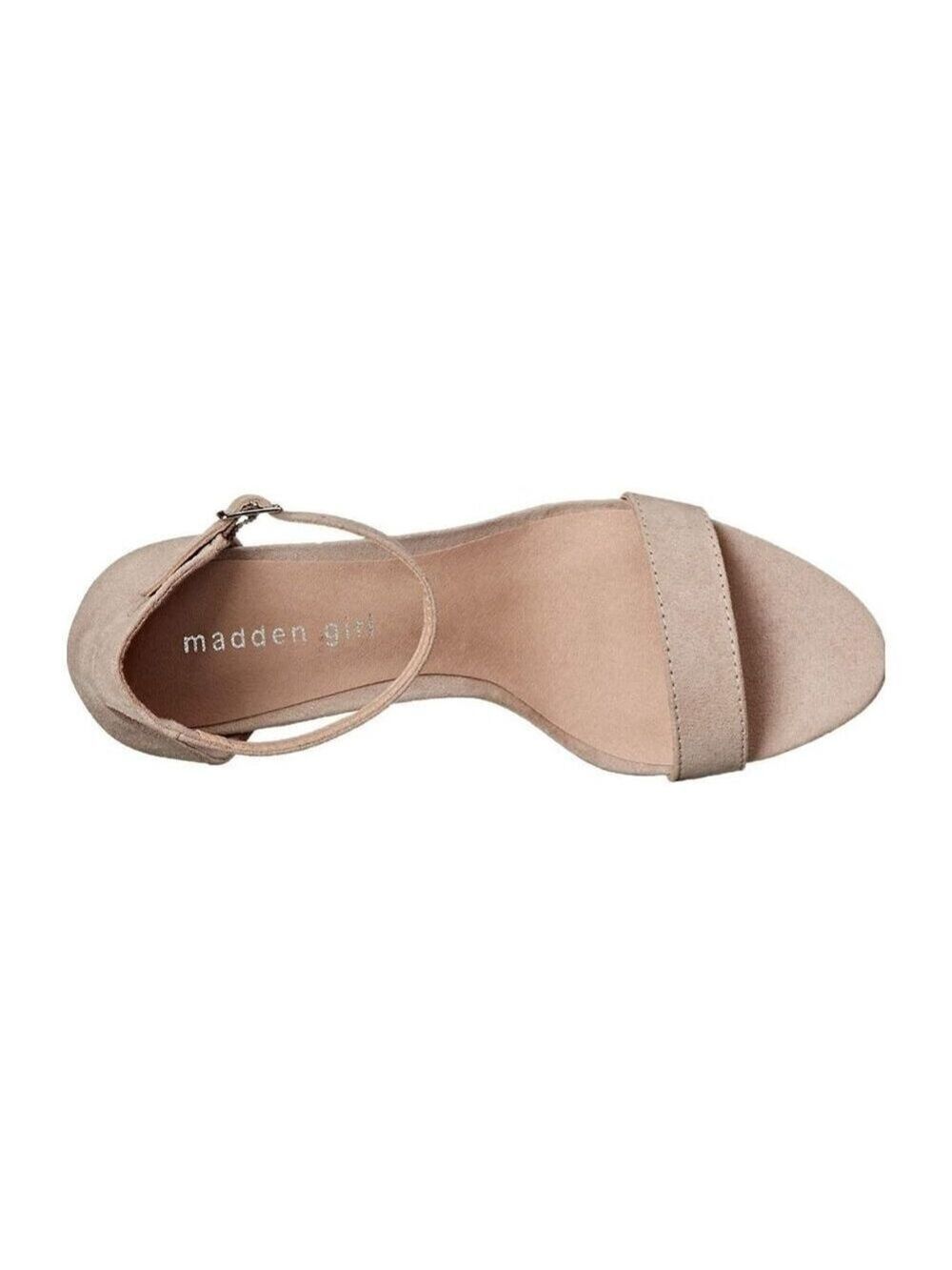 NWT Madden Girl Beella Blush Ankle Strap Block Heel Sandals Size 11M - Picture 5 of 8